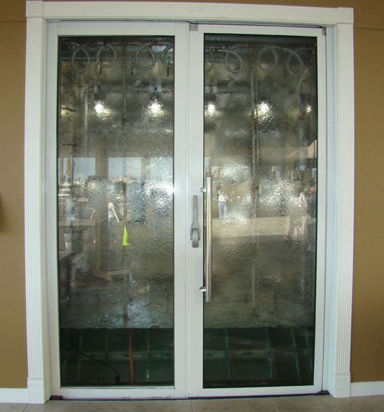 EAS Hurricane Rated Sliding Glass Doors Test Chamber Pic2